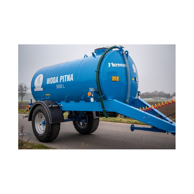 Wóz do wody pitnej 5000 litrów, z atestem PZH i homologacją UE